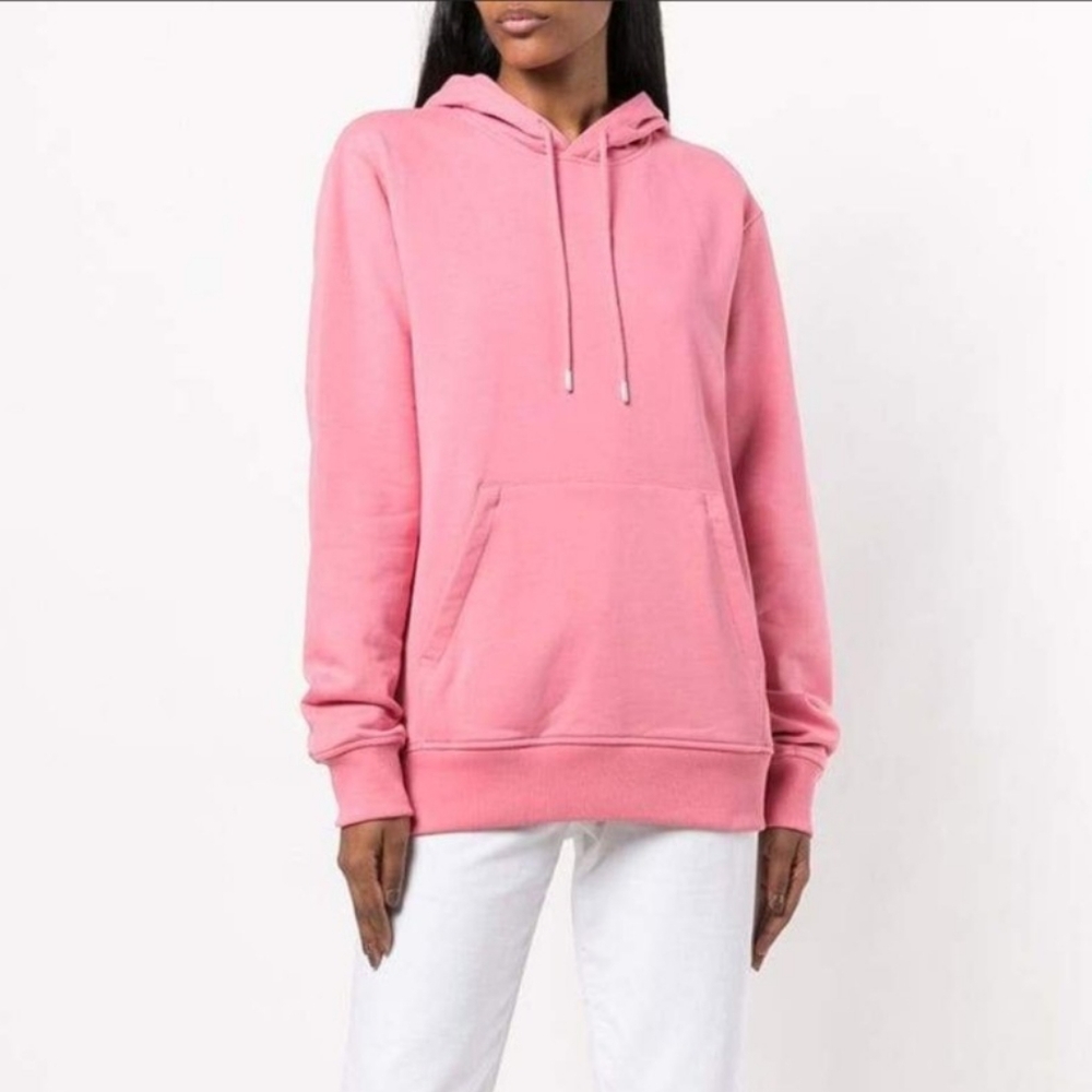 HELMUT LANG Pink Patch Pocket Hoodie, XS